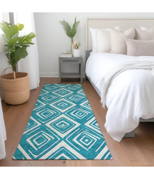 Addison Chantille ACN862-Teal 2 ft. 3 in. X 7 ft. 6 in. Rectangle Rug