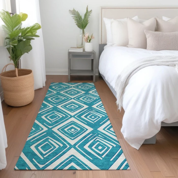 Addison Chantille ACN862-Teal 2 ft. 3 in. X 7 ft. 6 in. Rectangle Rug