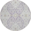 Addison Chantille ACN863-Lavender 8 ft. X 8 ft. Round Rug