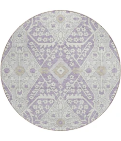 Addison Chantille ACN863-Lavender 8 ft. X 8 ft. Round Rug