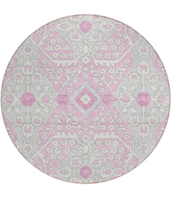 Addison Chantille ACN863-Pink 8 ft. X 8 ft. Round Rug