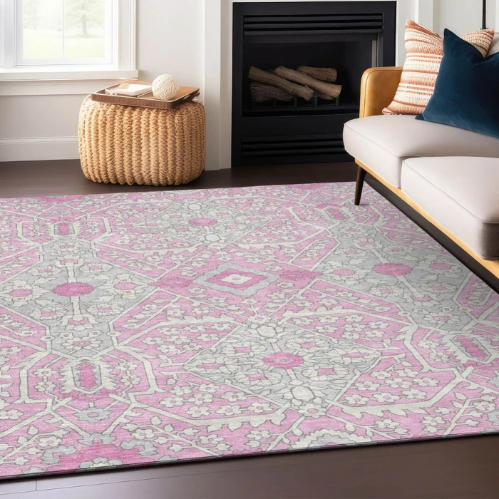 Addison Chantille ACN863-Pink 9 ft. X 12 ft. Rectangle Rug