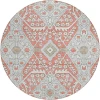 Addison Chantille ACN863-Salmon 8 ft. X 8 ft. Round Rug