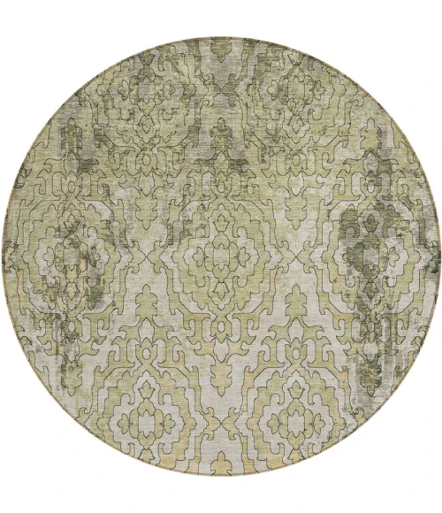Addison Chantille ACN864-Green 8 ft. X 8 ft. Round Rug