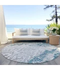 Addison Chantille ACN864-Teal 8 ft. X 8 ft. Round Rug