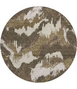 Addison Chantille ACN865-Brown 8 ft. X 8 ft. Round Rug