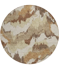 Addison Chantille ACN865-Chocolate 8 ft. X 8 ft. Round Rug