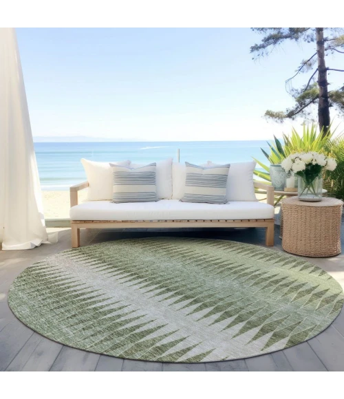 Addison Chantille ACN867-Aloe 8 ft. X 8 ft. Round Rug