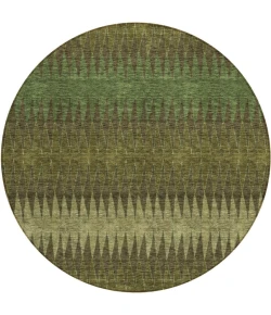 Addison Chantille ACN867-Olive 8 ft. X 8 ft. Round Rug
