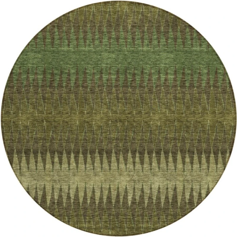 Addison Chantille ACN867-Olive 8 ft. X 8 ft. Round Rug