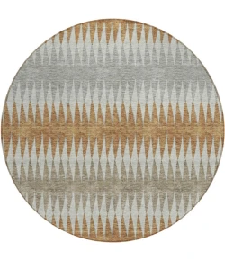 Addison Chantille ACN867-Paprika 8 ft. X 8 ft. Round Rug