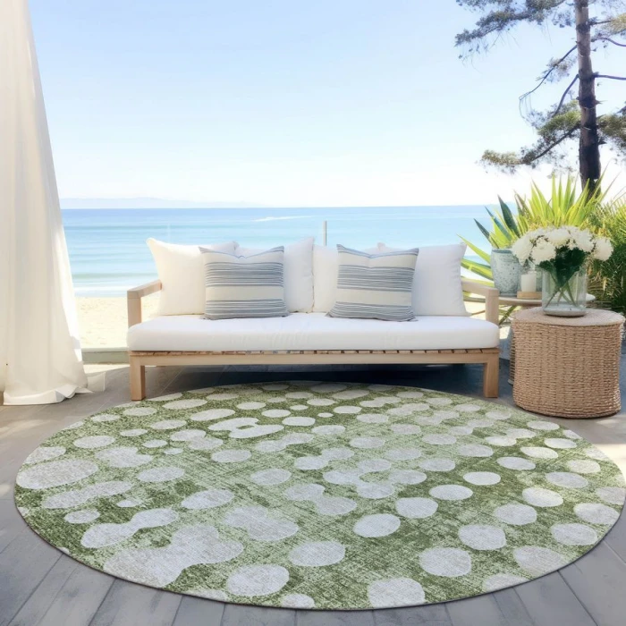 Addison Chantille ACN869-Aloe 8 ft. X 8 ft. Round Rug