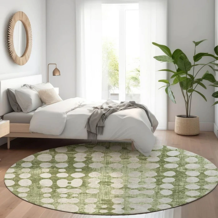 Addison Chantille ACN869-Aloe 8 ft. X 8 ft. Round Rug