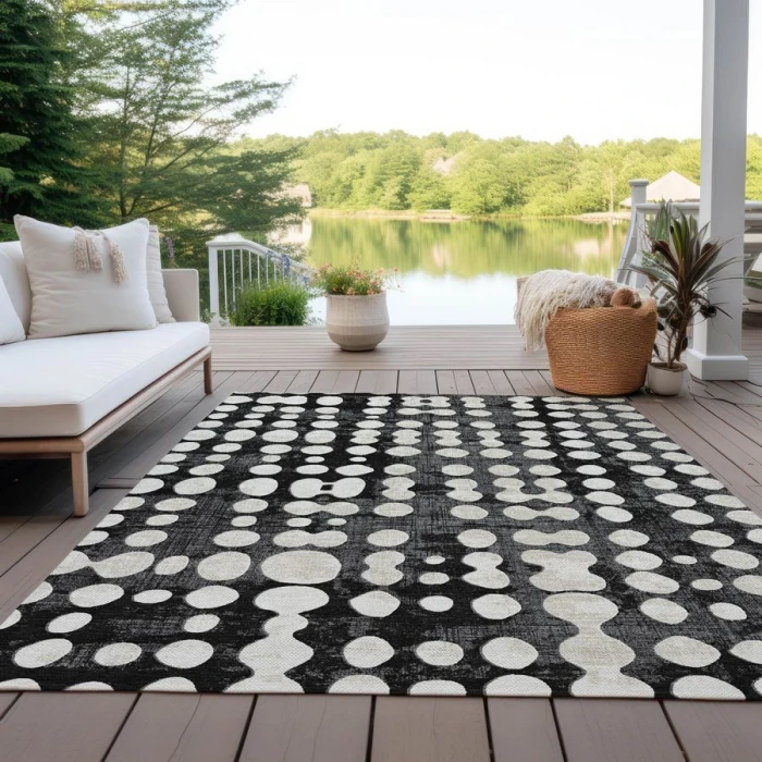 Addison Chantille ACN869-Black 10 ft. X 14 ft. Rectangle Rug