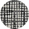 Addison Chantille ACN869-Black 8 ft. X 8 ft. Round Rug