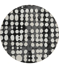 Addison Chantille ACN869-Black 8 ft. X 8 ft. Round Rug