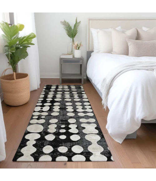 Addison Chantille ACN869-Black 2 ft. 3 in. X 7 ft. 6 in. Rectangle Rug