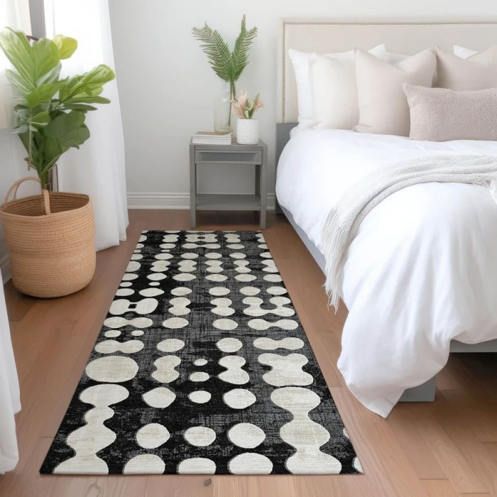 Addison Chantille ACN869-Black 2 ft. 3 in. X 7 ft. 6 in. Rectangle Rug