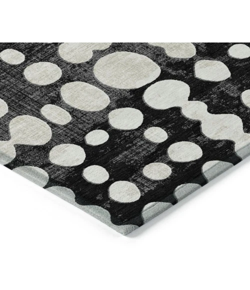 Addison Chantille ACN869-Black 8 ft. X 8 ft. Round Rug