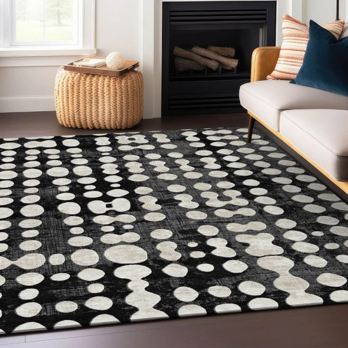 Addison Chantille ACN869-Black 10 ft. X 14 ft. Rectangle Rug
