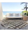 Addison Chantille ACN869-Brown 8 ft. X 8 ft. Round Rug