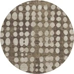 Addison Chantille ACN869-Brown 8 ft. X 8 ft. Round Rug