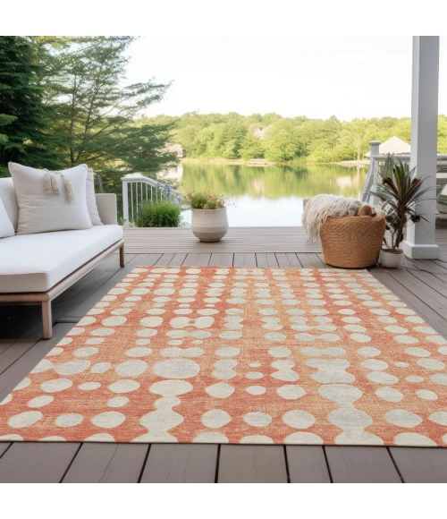 Addison Chantille ACN869-Coral 3 ft. X 5 ft. Rectangle Rug