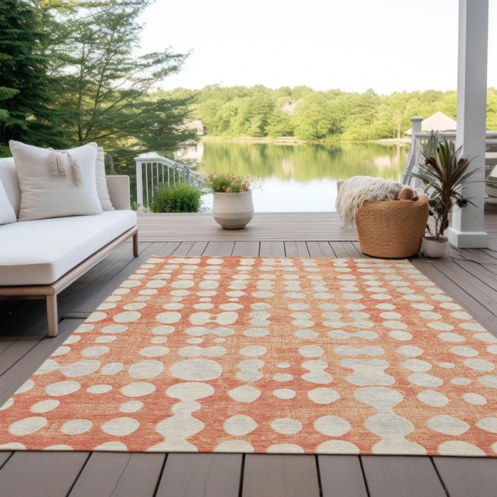Addison Chantille ACN869-Coral 3 ft. X 5 ft. Rectangle Rug