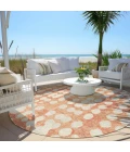 Addison Chantille ACN869-Coral 8 ft. X 8 ft. Round Rug