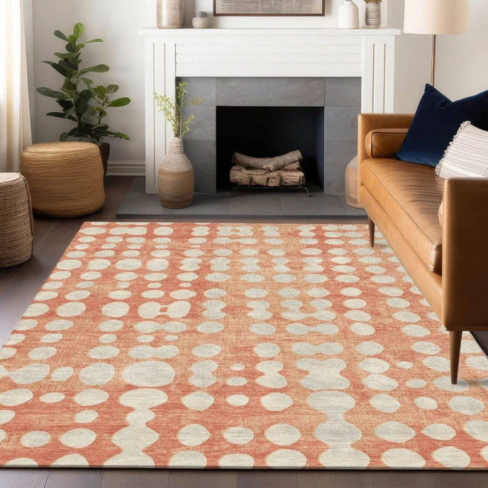 Addison Chantille ACN869-Coral 3 ft. X 5 ft. Rectangle Rug