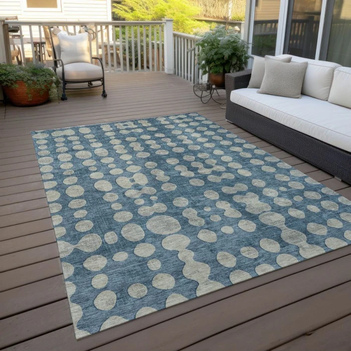 Addison Chantille ACN869-Denim 9 ft. X 12 ft. Rectangle Rug