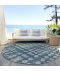 Addison Chantille ACN869-Denim 8 ft. X 8 ft. Round Rug