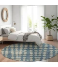 Addison Chantille ACN869-Denim 8 ft. X 8 ft. Round Rug