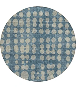 Addison Chantille ACN869-Denim 8 ft. X 8 ft. Round Rug