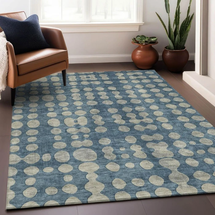 Addison Chantille ACN869-Denim 9 ft. X 12 ft. Rectangle Rug