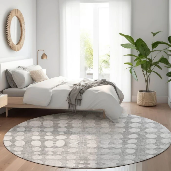 Addison Chantille ACN869-Gray 8 ft. X 8 ft. Round Rug