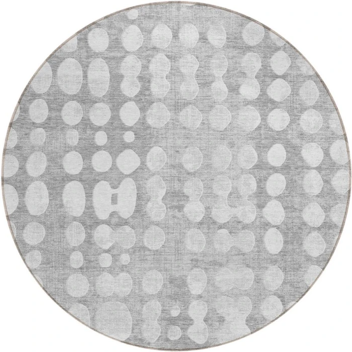 Addison Chantille ACN869-Gray 8 ft. X 8 ft. Round Rug