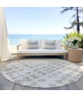 Addison Chantille ACN869-Ivory 8 ft. X 8 ft. Round Rug