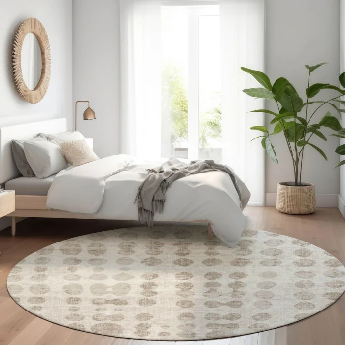 Addison Chantille ACN869-Ivory 8 ft. X 8 ft. Round Rug
