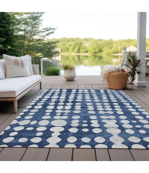 Addison Chantille ACN869-Navy 8 ft. X 10 ft. Rectangle Rug