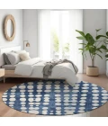 Addison Chantille ACN869-Navy 8 ft. X 8 ft. Round Rug