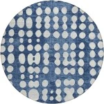 Addison Chantille ACN869-Navy 8 ft. X 8 ft. Round Rug