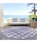 Addison Chantille ACN869-Purple 8 ft. X 8 ft. Round Rug