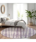 Addison Chantille ACN869-Purple 8 ft. X 8 ft. Round Rug