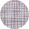 Addison Chantille ACN869-Purple 8 ft. X 8 ft. Round Rug