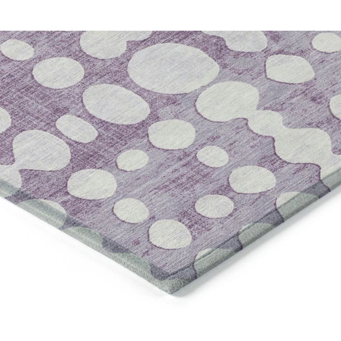 Addison Chantille ACN869-Purple 8 ft. X 8 ft. Round Rug
