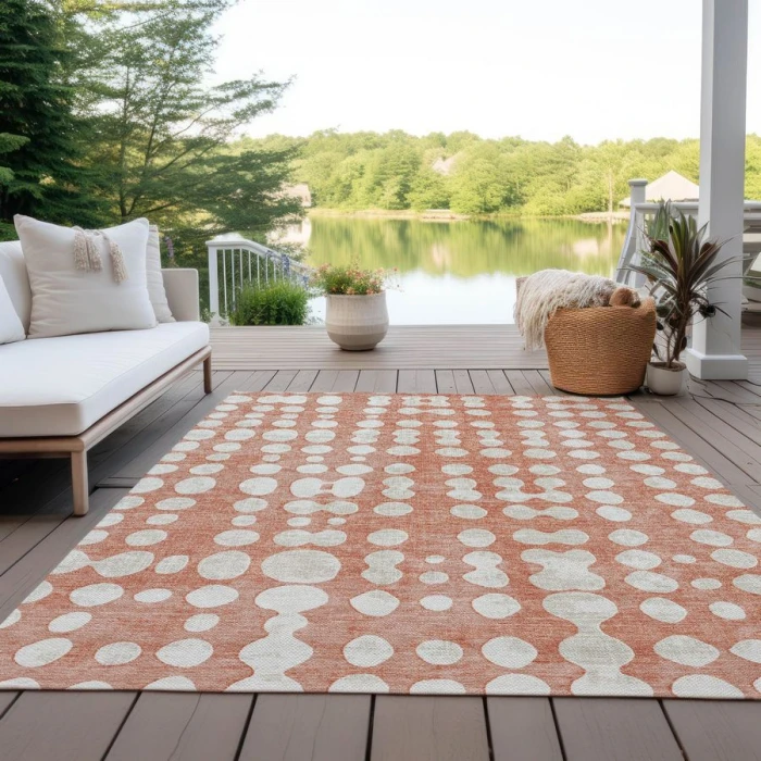 Addison Chantille ACN869-Salmon 10 ft. X 14 ft. Rectangle Rug
