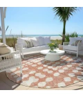 Addison Chantille ACN869-Salmon 8 ft. X 8 ft. Round Rug