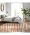 Addison Chantille ACN869-Salmon 8 ft. X 8 ft. Round Rug
