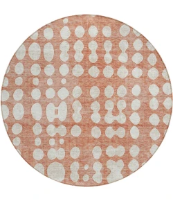 Addison Chantille ACN869-Salmon 8 ft. X 8 ft. Round Rug